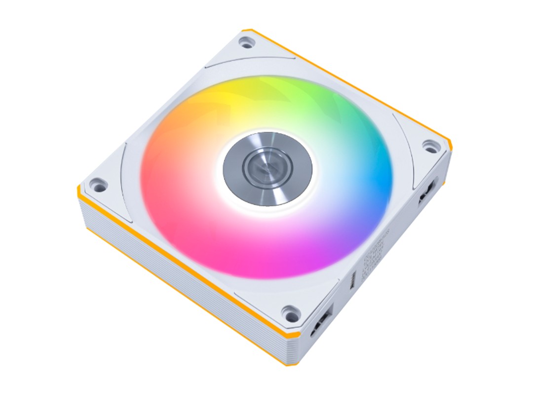 Matériels informatique LIAN LI Uni Fan CL Wireless Reverse 120mm RGB Blanc infinytech Réunion 02
