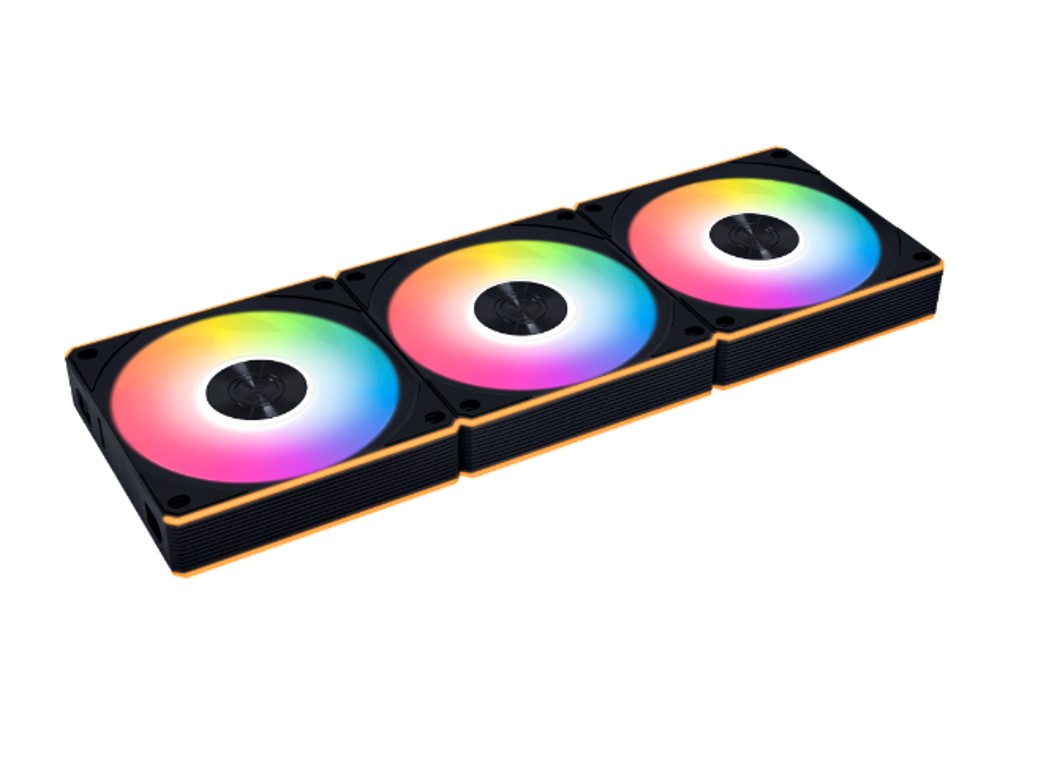 Matériels informatique LIAN LI Uni Fan CL Wireless Reverse 120mm RGB Noir Pack de 3 infinytech Réunion 01