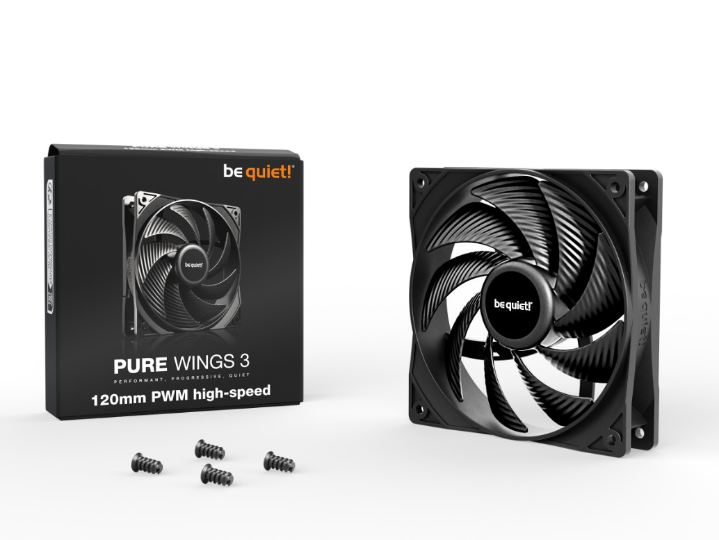 Matériels informatique BE QUIET Pure Wings 3 BL106 High Speed PWM 120mm Noir infinytech Réunion 03