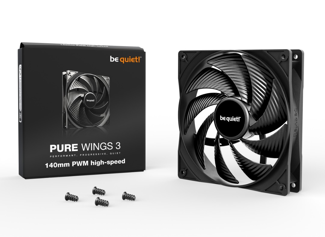 Matériels informatique BE QUIET Pure Wings 3 BL109 High Speed PWM 140mm Noir infinytech Réunion 03