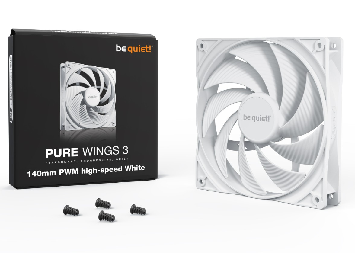 Matériels informatique BE QUIET Pure Wings 3 BL113 High Speed PWM 140mm Blanc infinytech Réunion 03