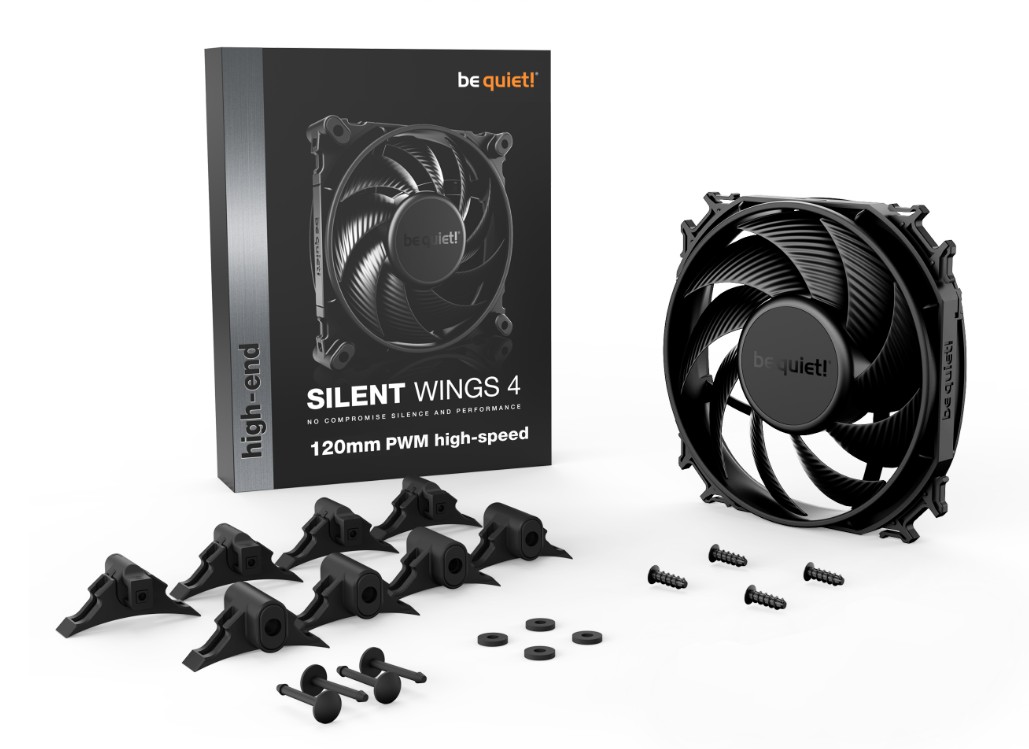Matériels informatique BE QUIET Silent Wings 4 BL094 PWM High Speed 120mm Noir infinytech Réunion 04