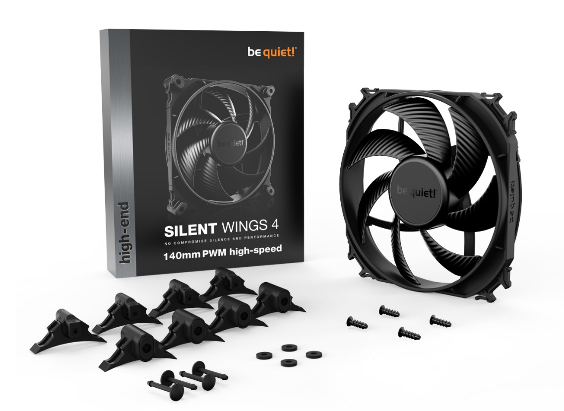 Matériels informatique BE QUIET Silent Wings 4 BL097 PWM High Speed 140mm Noir infinytech Réunion 04