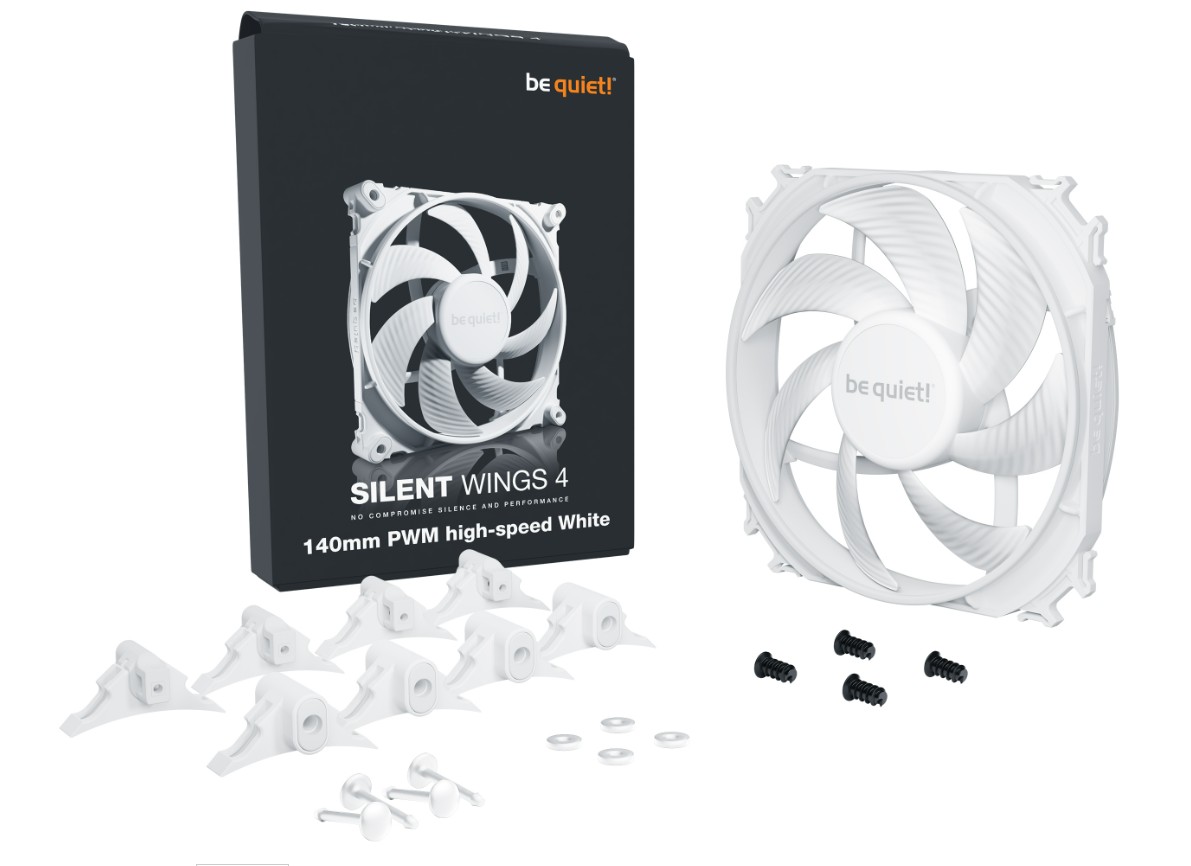 Matériels informatique BE QUIET Silent Wings 4 BL117 PWM High Speed 140mm Blanc infinytech Réunion 04