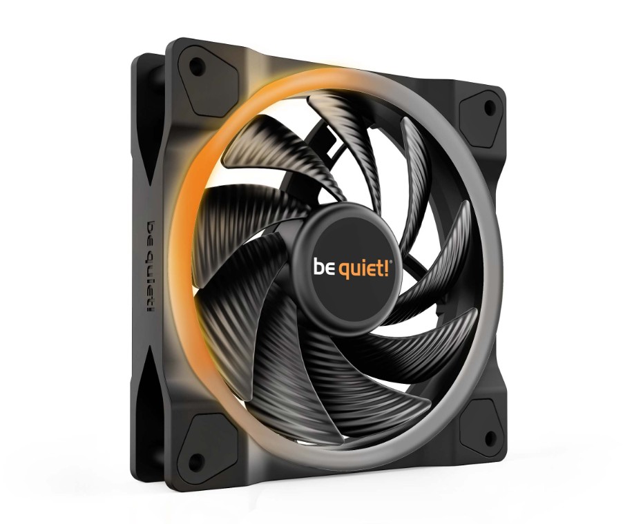 Matériels informatique BE QUIET Light Wings BL073 PWM High Speed 120mm Noir infinytech Réunion 02