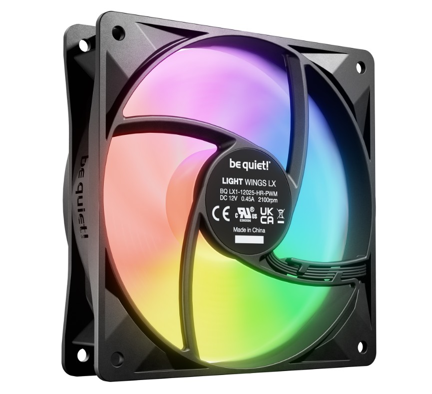 Matériels informatique BE QUIET Light Wings LX BL123 PWM High Speed 120mm Noir infinytech Réunion 03