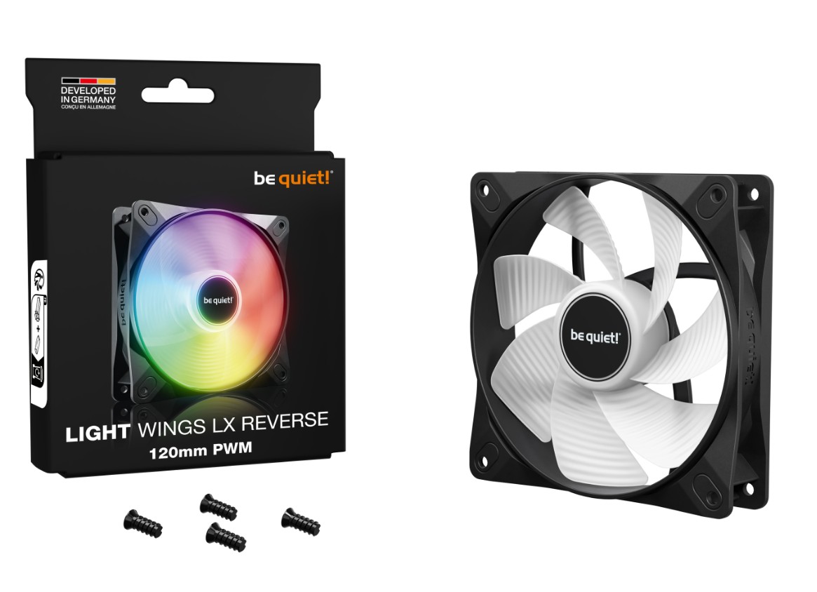 Matériels informatique BE QUIET Light Wings LX BL132 Reverse PWM 120mm Noir infinytech Réunion 04