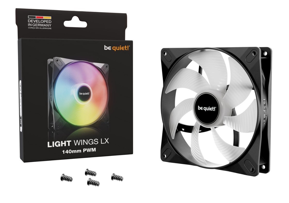 Matériels informatique BE QUIET Light Wings LX BL126 PWM 140mm Noir infinytech Réunion 04
