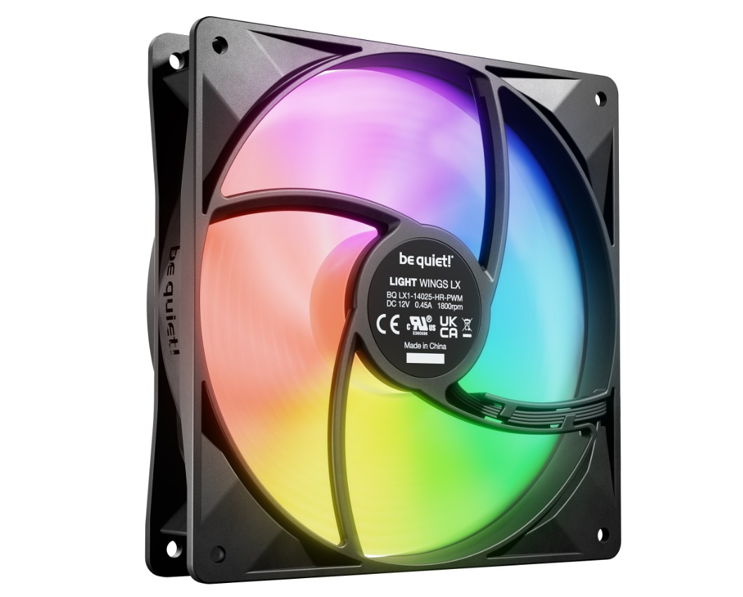 Matériels informatique BE QUIET Light Wings LX BL129 PWM High Speed 140mm Noir infinytech Réunion 03