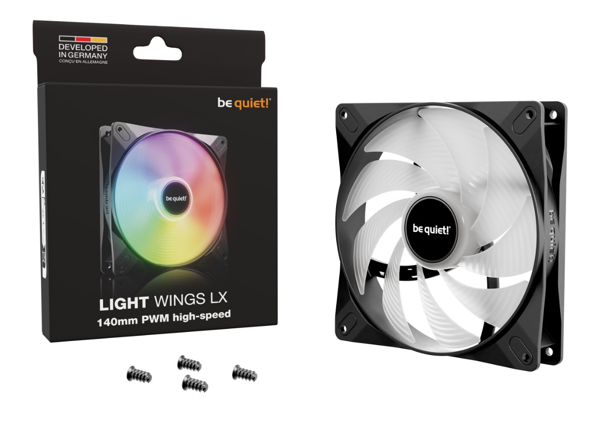 Matériels informatique BE QUIET Light Wings LX BL129 PWM High Speed 140mm Noir infinytech Réunion 04