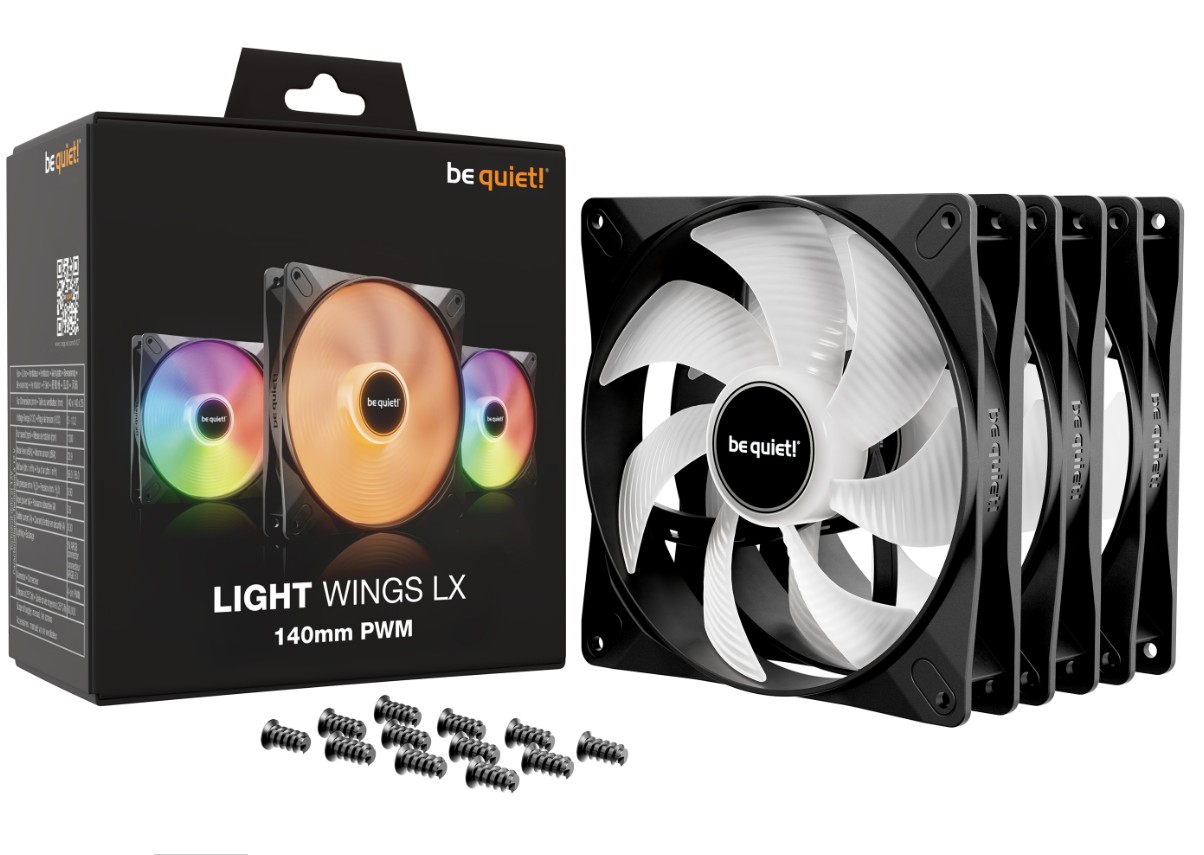 Matériels informatique BE QUIET Light Wings LX BL127 PWM 140mm Noir Pack de 3 infinytech Réunion 03