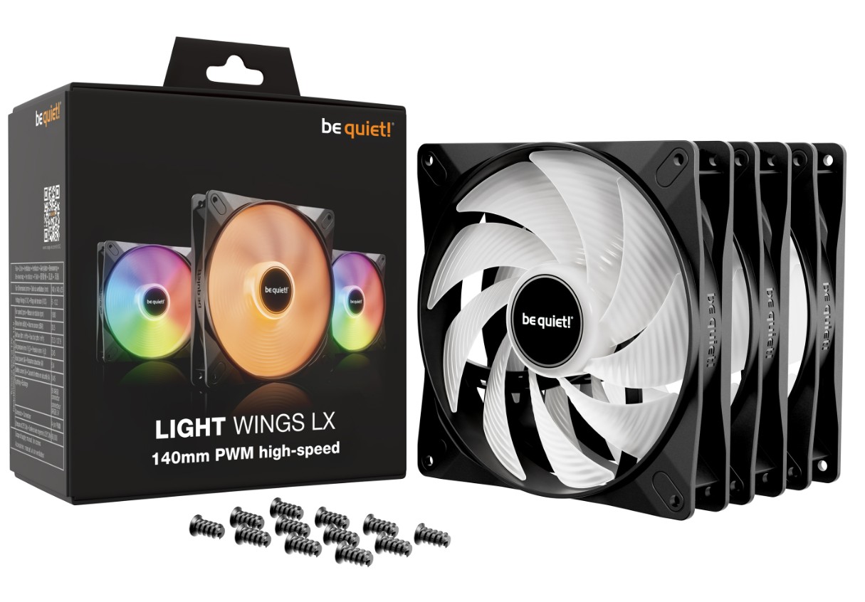 Matériels informatique BE QUIET Light Wings LX BL130 PWM High Speed 140mm Noir Pack de 3 infinytech Réunion 03