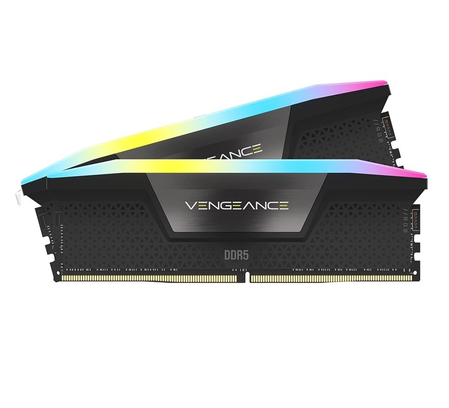 Matériels informatique DIMM CORSAIR Vengeance 2x16Go DDR5 6000MHz Noir RGB infinytech Réunion 01