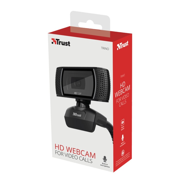 Matériels informatique webcam TRUST 18679 HD Noir infinytech Réunion 03