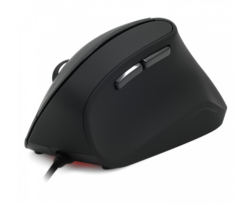 Matériels informatique souris ergonomique verticale ADVANCE Vertical Plus Filaire Noire infinytech Réunion 03