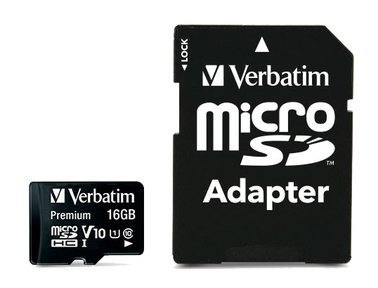 Matériels informatique micro SDHC VERBATIM Premium U1 16Go infinytech Réunion 02