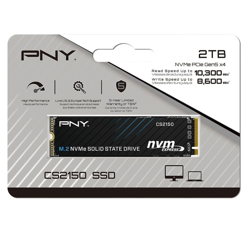 Matériels informatique SSD M.2 NVMe 2280 PNY CS2150 2To infinytech Réunion 22