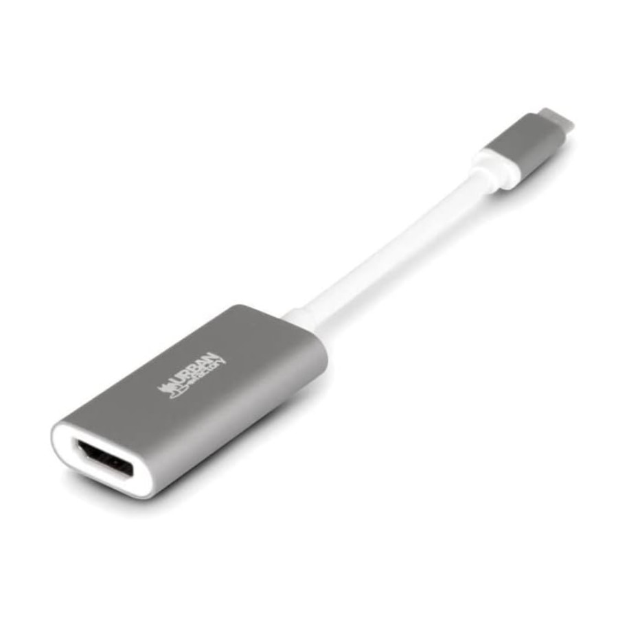 Matériels informatique adaptateur URBAN FACTORY USB-C Mâle vers HDMI Femelle 4K infinytech Réunion 01