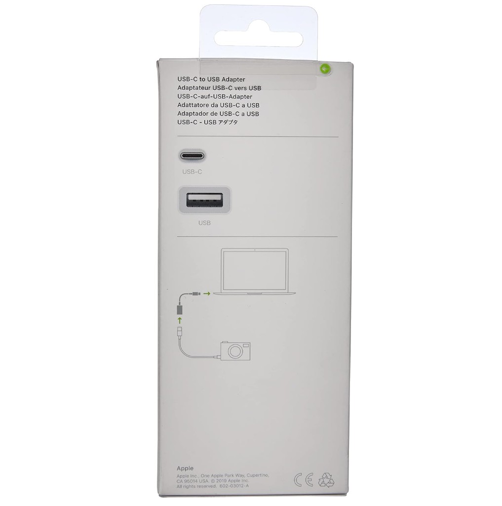 Matériels informatique adaptateur APPLE USB-C Mâle vers USB Femelle Blanc infinytech Réunion 02