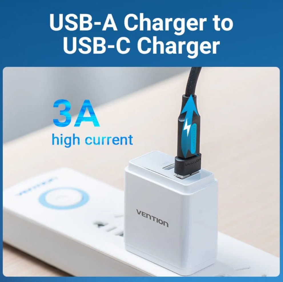 Matériels informatique adaptateur VENTION USB 2.0 Mâle vers USB-C Femelle infinytech Réunion 02