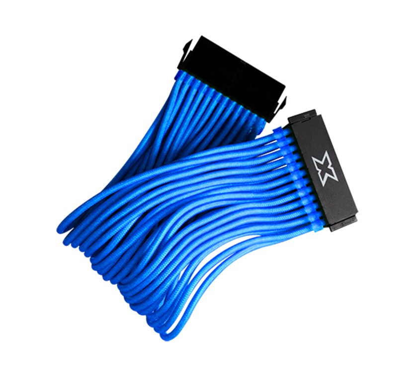 Matériels informatique Cable extension 24 pins Xigmatek iCable MB Bleu infinytech Réunion 01