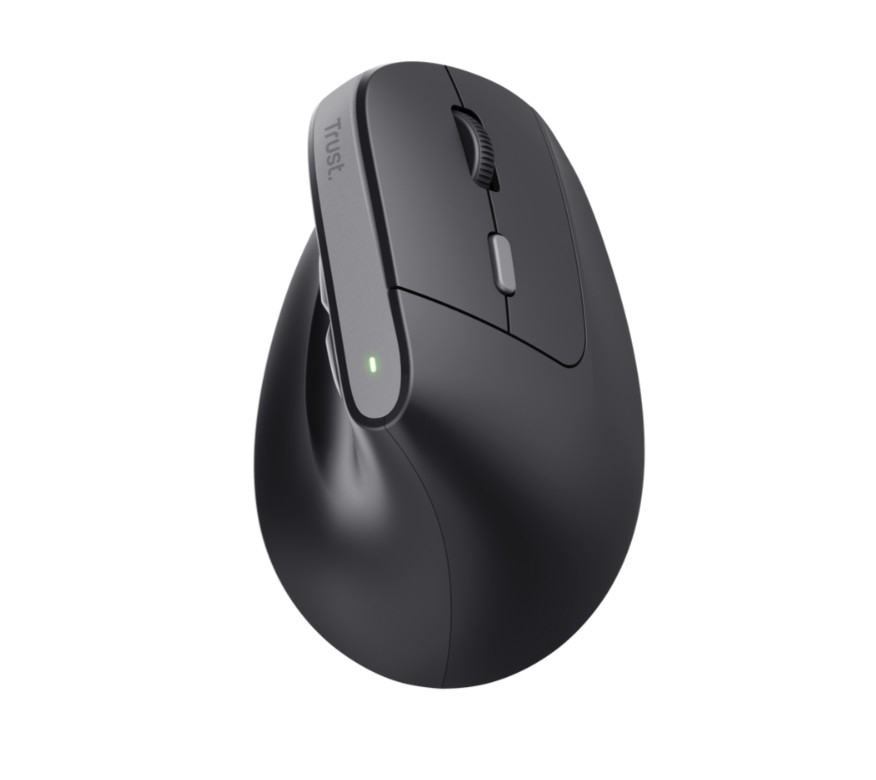 Matériels informatique souris ergonomique TRUST Bayo II Droitier Sans Fil Noire infinytech Réunion 01
