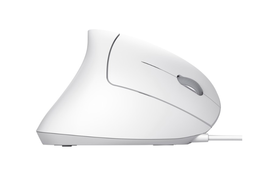 Matériels informatique Souris verticale TRUST Verto Filaire Droitier Blanche infinytech Réunion 04