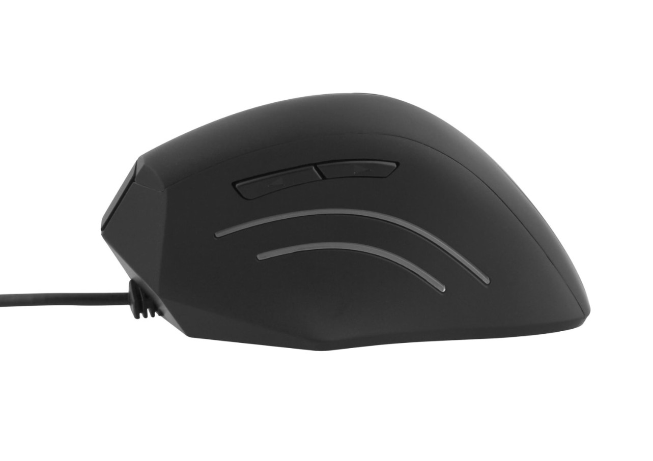 Matériels informatique souris ergonomique verticale TNB MUERGOV Droitier Filaire Noire infinytech Réunion 02