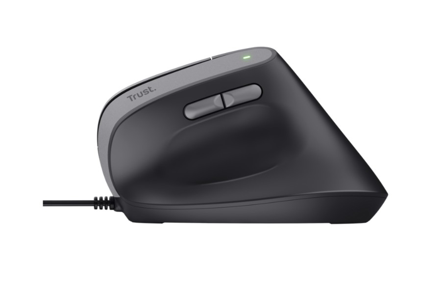 Matériels informatique souris ergonomique TRUST Bayo II Droitier Filaire Noire infinytech Réunion 03