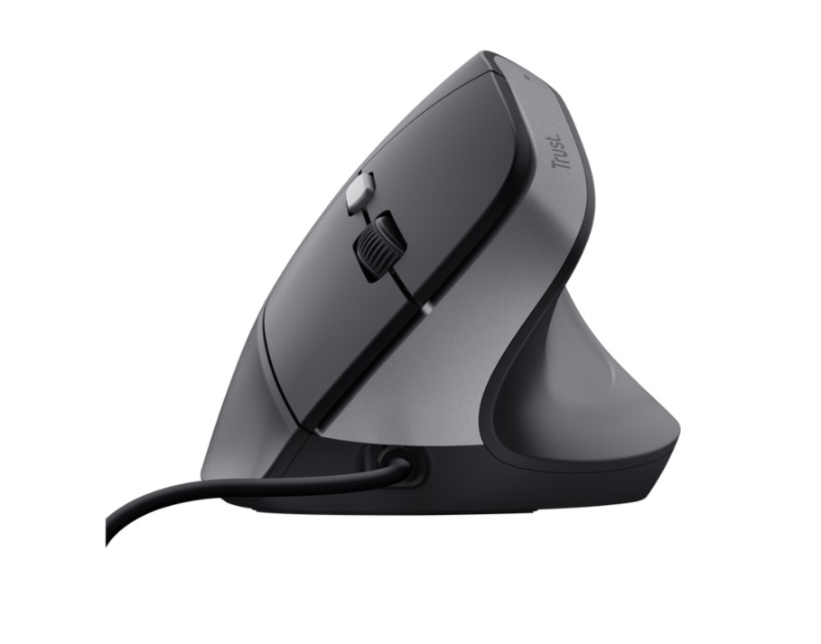 Matériels informatique souris ergonomique TRUST Bayo II Droitier Filaire Noire infinytech Réunion 02