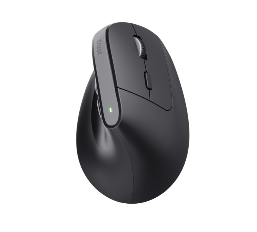 Matériels informatique souris ergonomique TRUST Bayo Plus Droitier Sans Fil Noire infinytech Réunion 01
