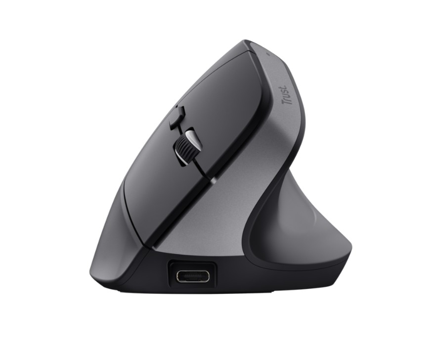 Matériels informatique souris ergonomique TRUST Bayo Plus Droitier Sans Fil Noire infinytech Réunion 02