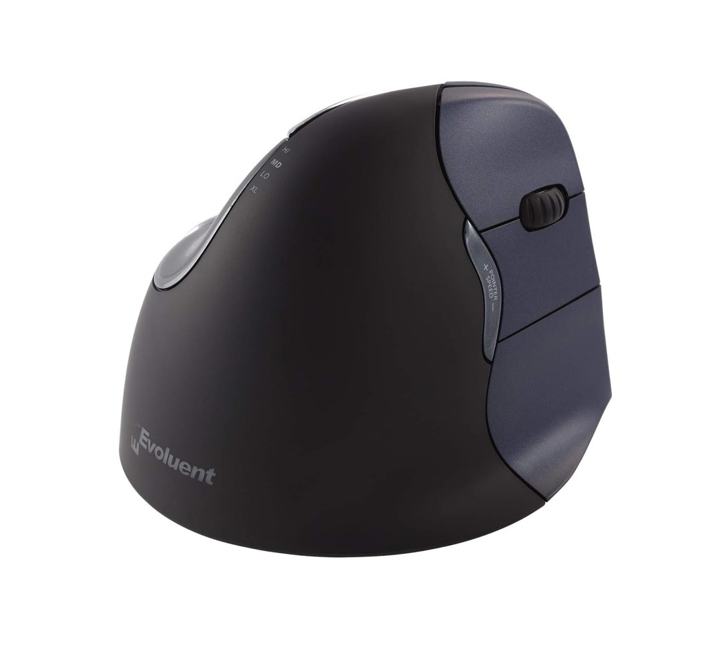 Matériels informatique souris ergonomique EVOLUENT VMRRW Droitier Sans Fil Noire infinytech Réunion 01