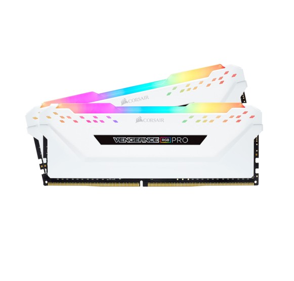 Matériels informatique DIMM CORSAIR Vengeance Pro 2x8Go DDR4 2666MHz RGB Blanc infinytech Réunion 01