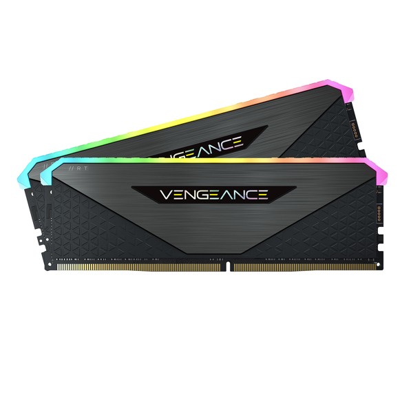 Matériels informatique DIMM CORSAIR Vengeance RT 2x16Go DDR4 3200MHz RGB Noir infinytech Réunion 01