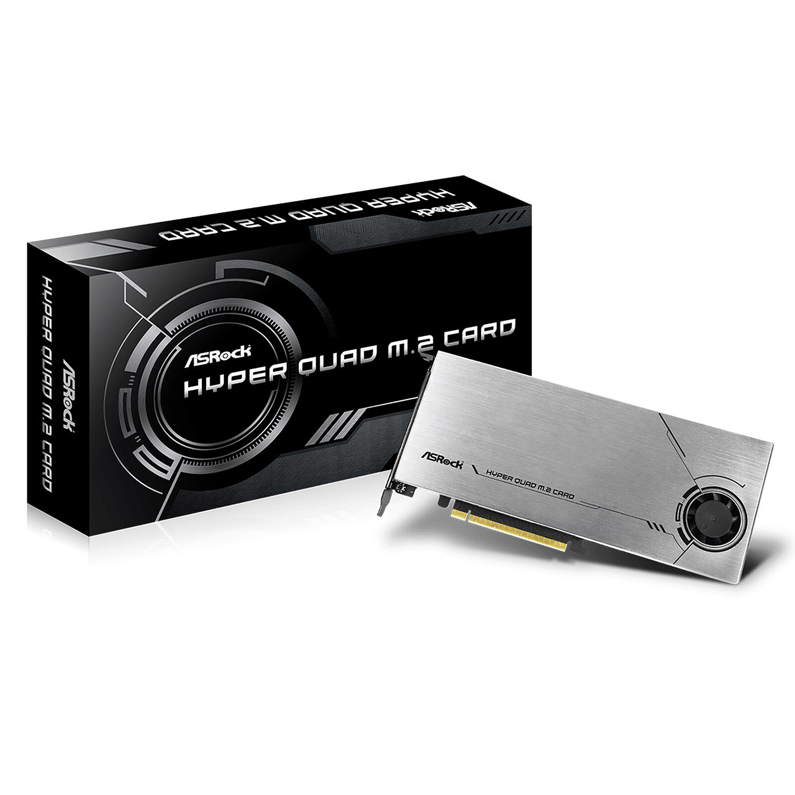 Matériels informatique ASUS ASRock Hyper Quad M.2 Card infinytech Réunion 01