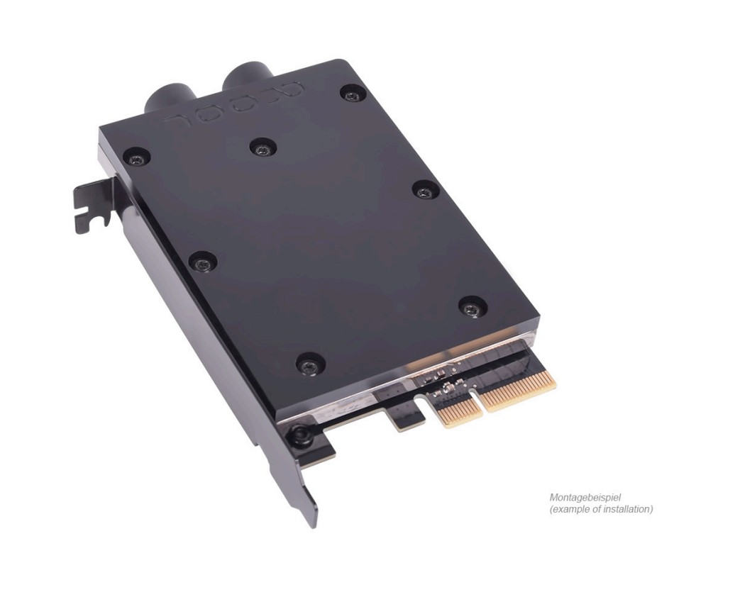 Matériels informatique Alphacool Eisblock HDX-3 PCIe 3.0 4x pour NVMe M.2 infinytech Réunion 02