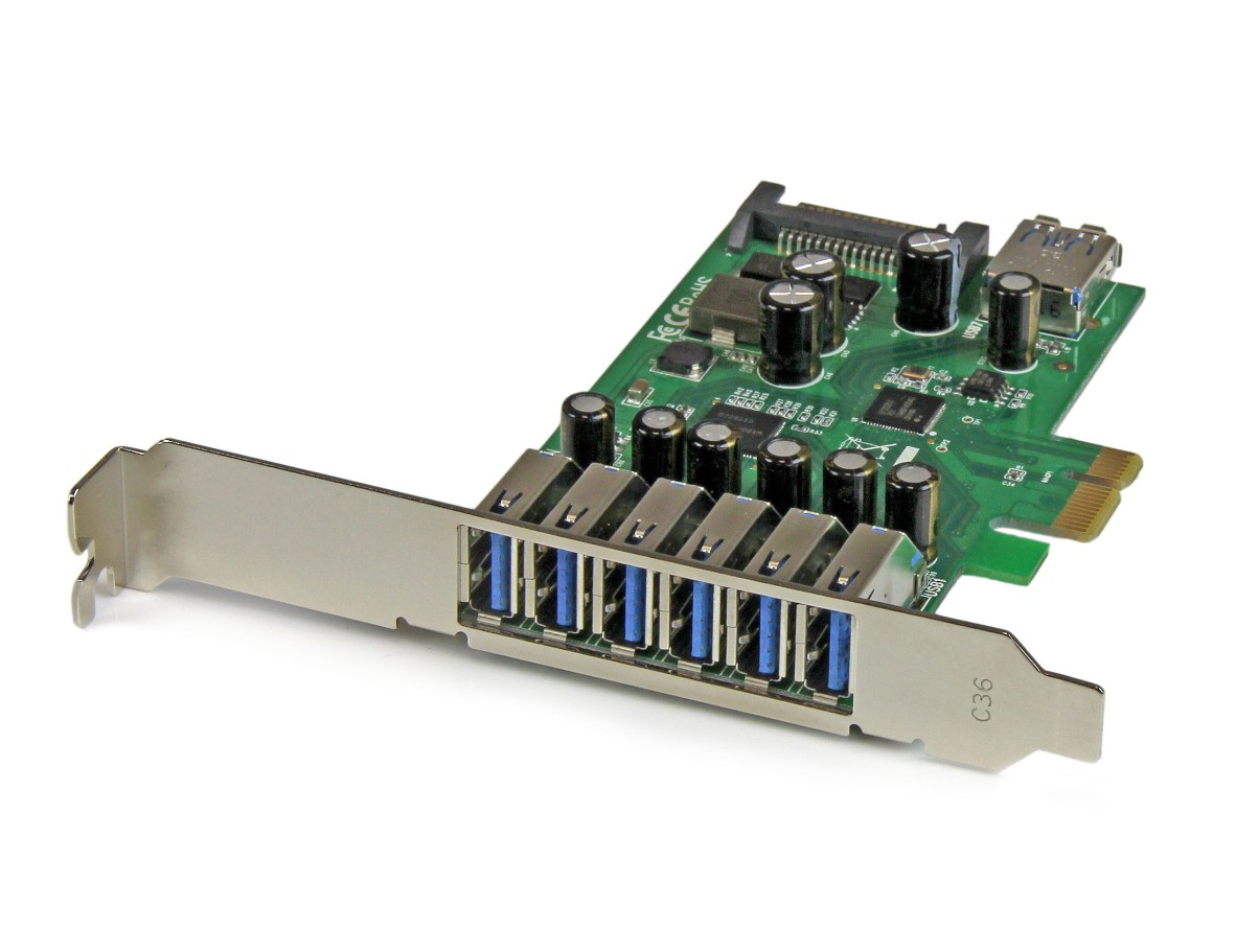 Matériels informatique carte PCIe STARTECH PEXUSB3S7 7 ports USB 3.0 infinytech Réunion 01