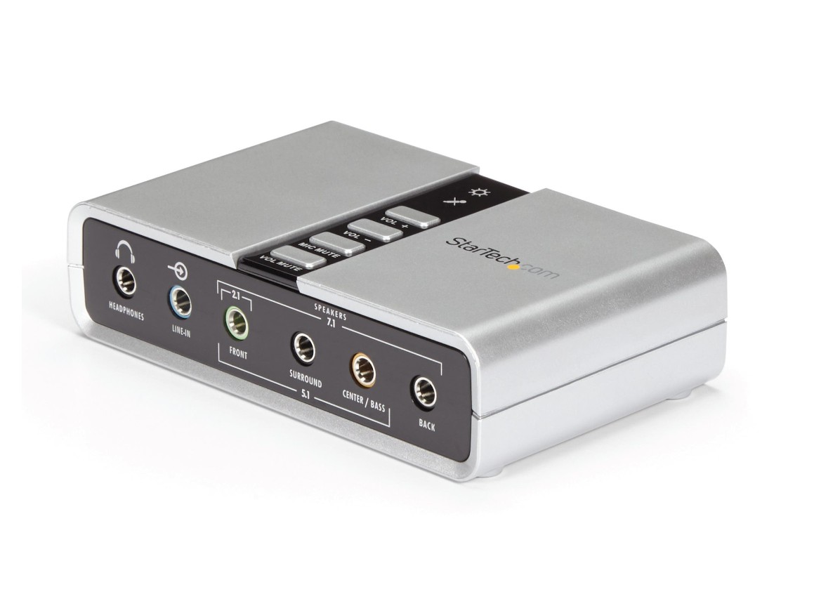 Matériels informatique carte son 7.1 STARTECH ICUSBAUDIO7D infinytech Réunion 01