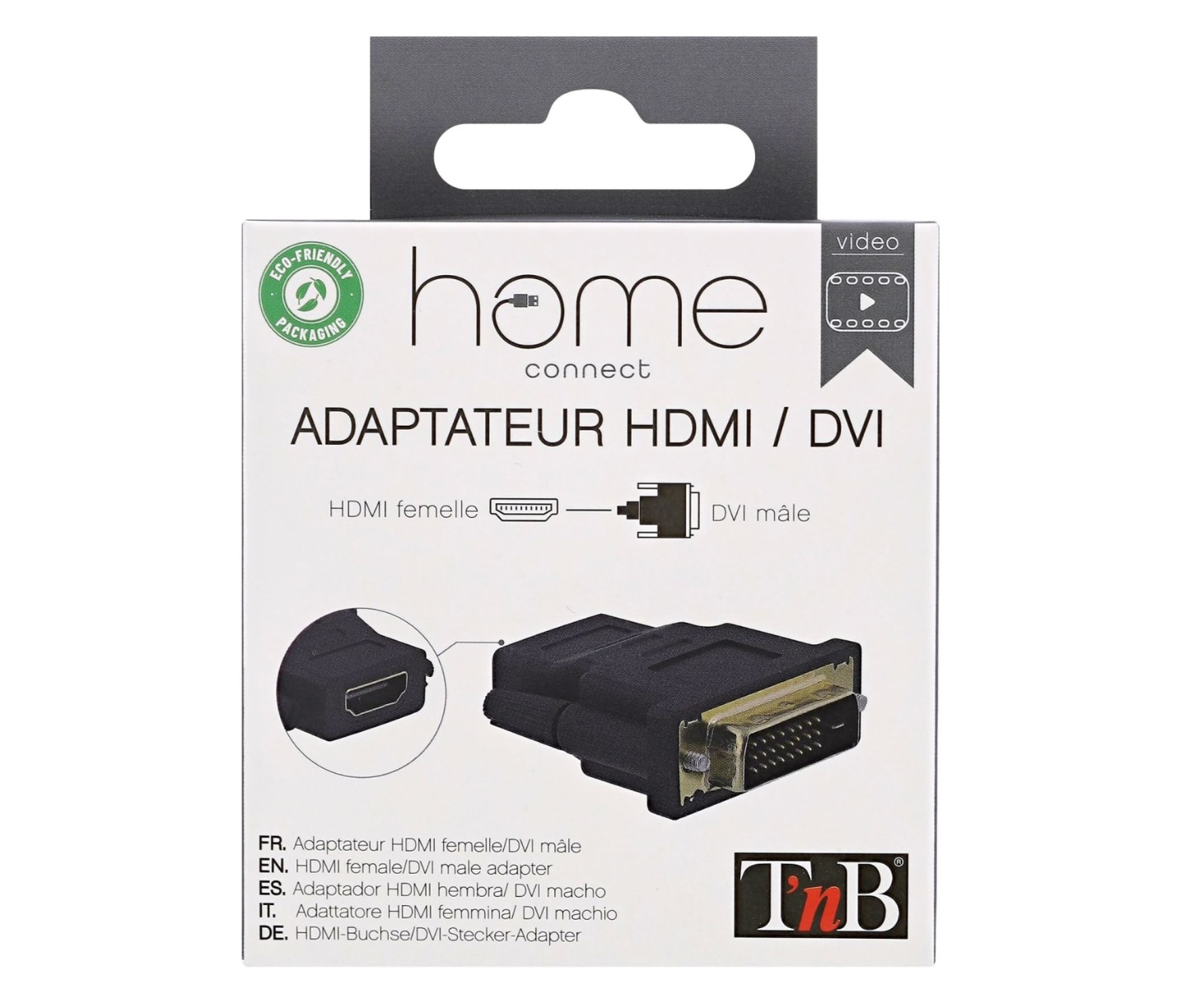 Matériels informatique adaptateur TNB HDMI Femelle vers DVI Mâle infinytech Réunion 03