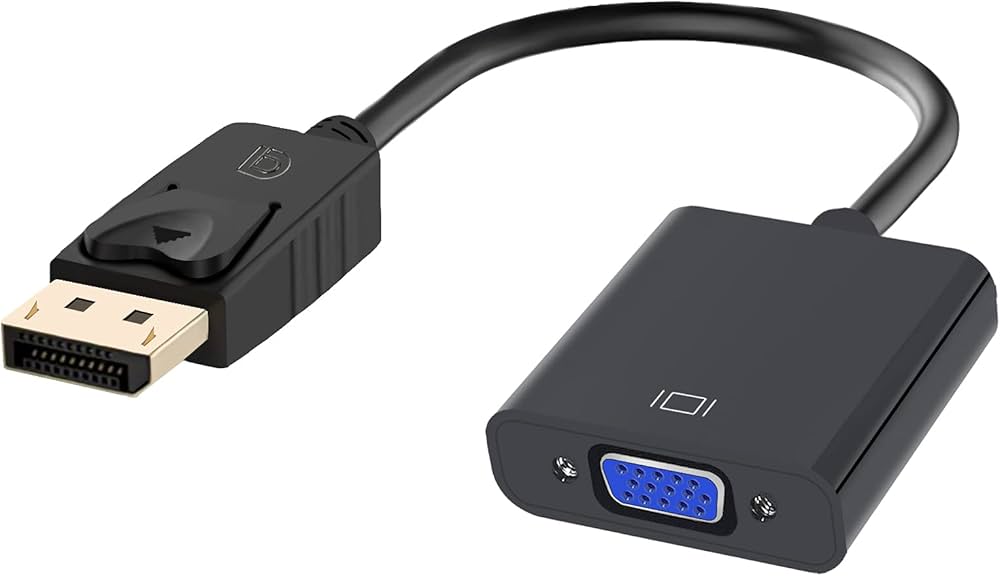 Matériels informatique adaptateur GOOBAY DisplayPort Mâle vers VGA Femelle Noir infinytech Réunion 01