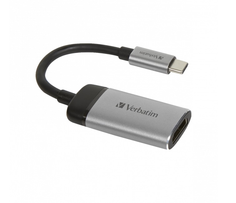 Matériels informatique adaptateur VERBATIM 49143 USB-C Mâle vers HDMI Femelle 4K infinytech Réunion 01