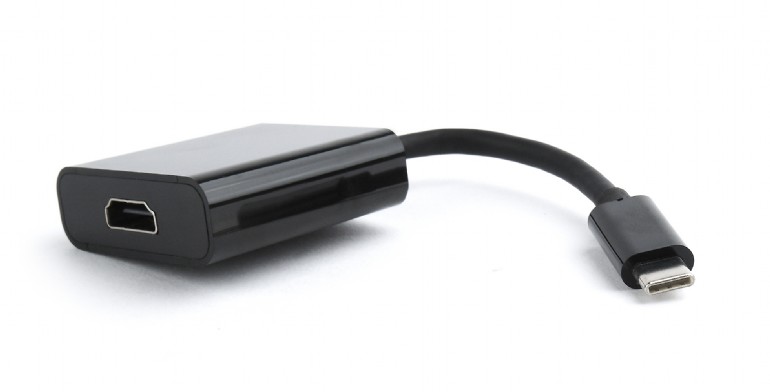 Matériels informatique adaptateur GEMBIRD A-CM-HDMIF-01 USB-C vers HDMI 4K Noir infinytech Réunion 01