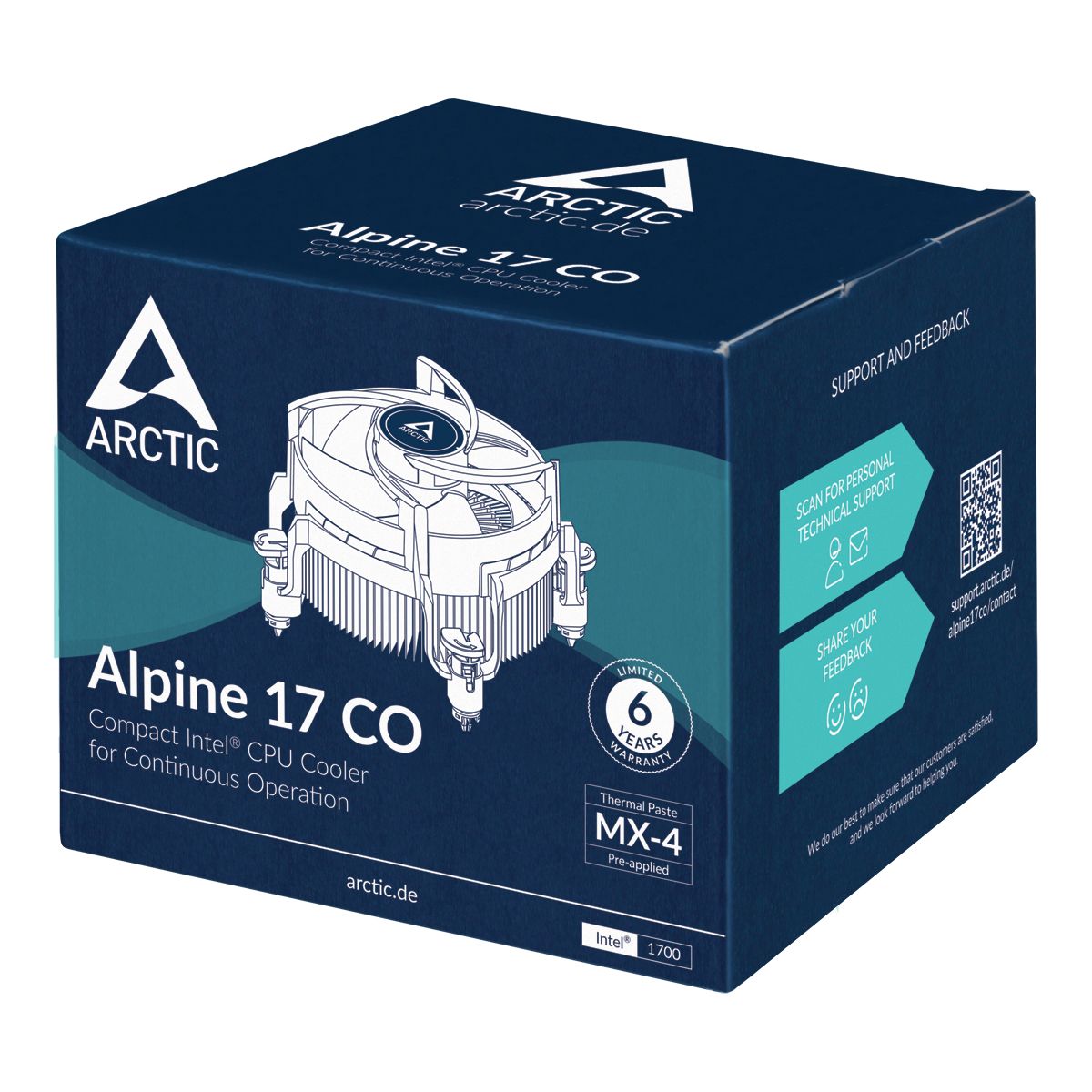Matériels informatique ARCTIC Alpine 17 CO PWM infinytech Réunion 06