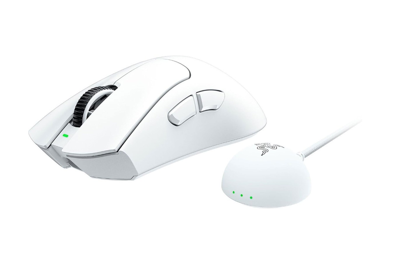 Matériels informatique souris RAZER DeathAdder V4 Pro Blanche infinytech Réunion 03