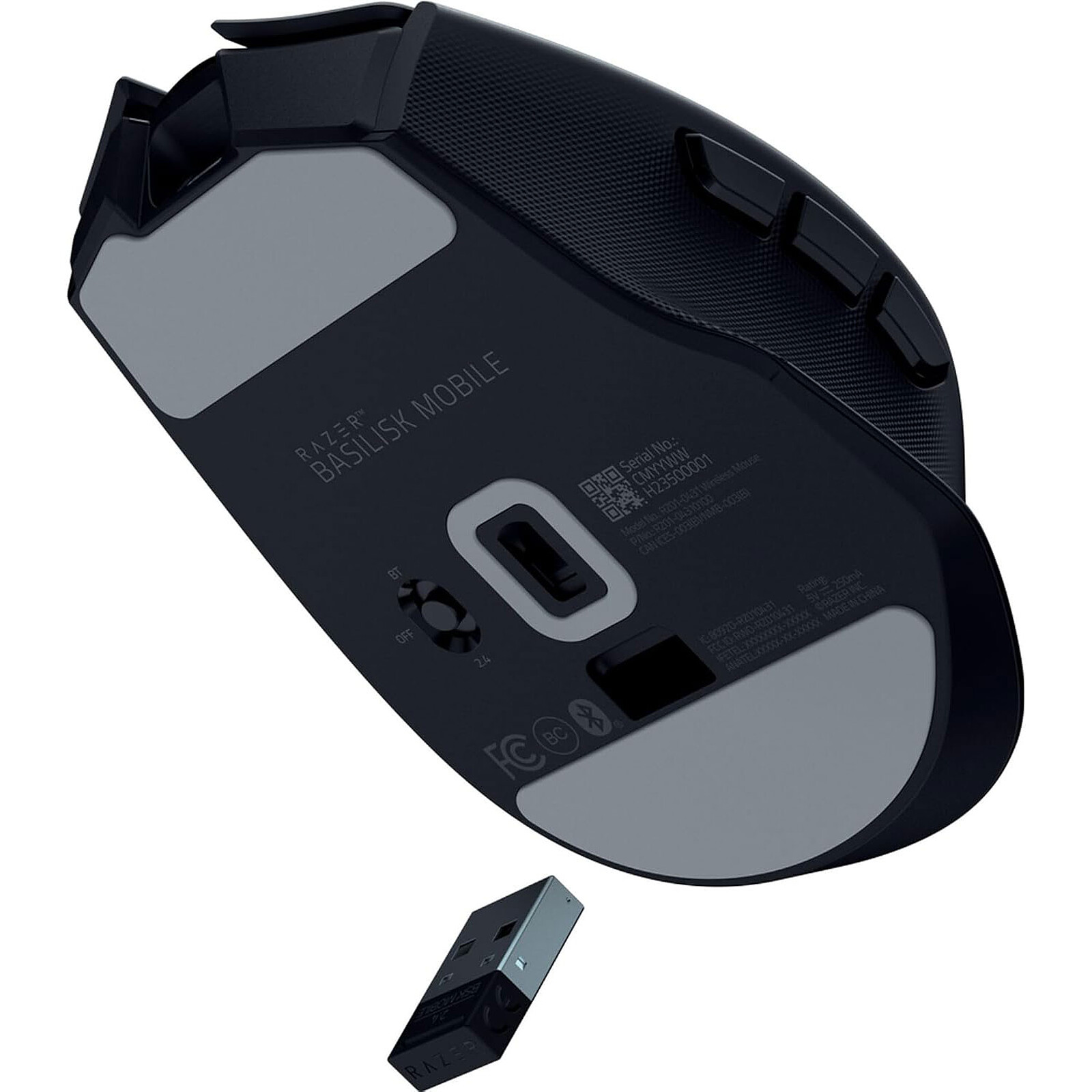 Matériels informatique souris RAZER Basilisk Mobile Noire infinytech Réunion 04