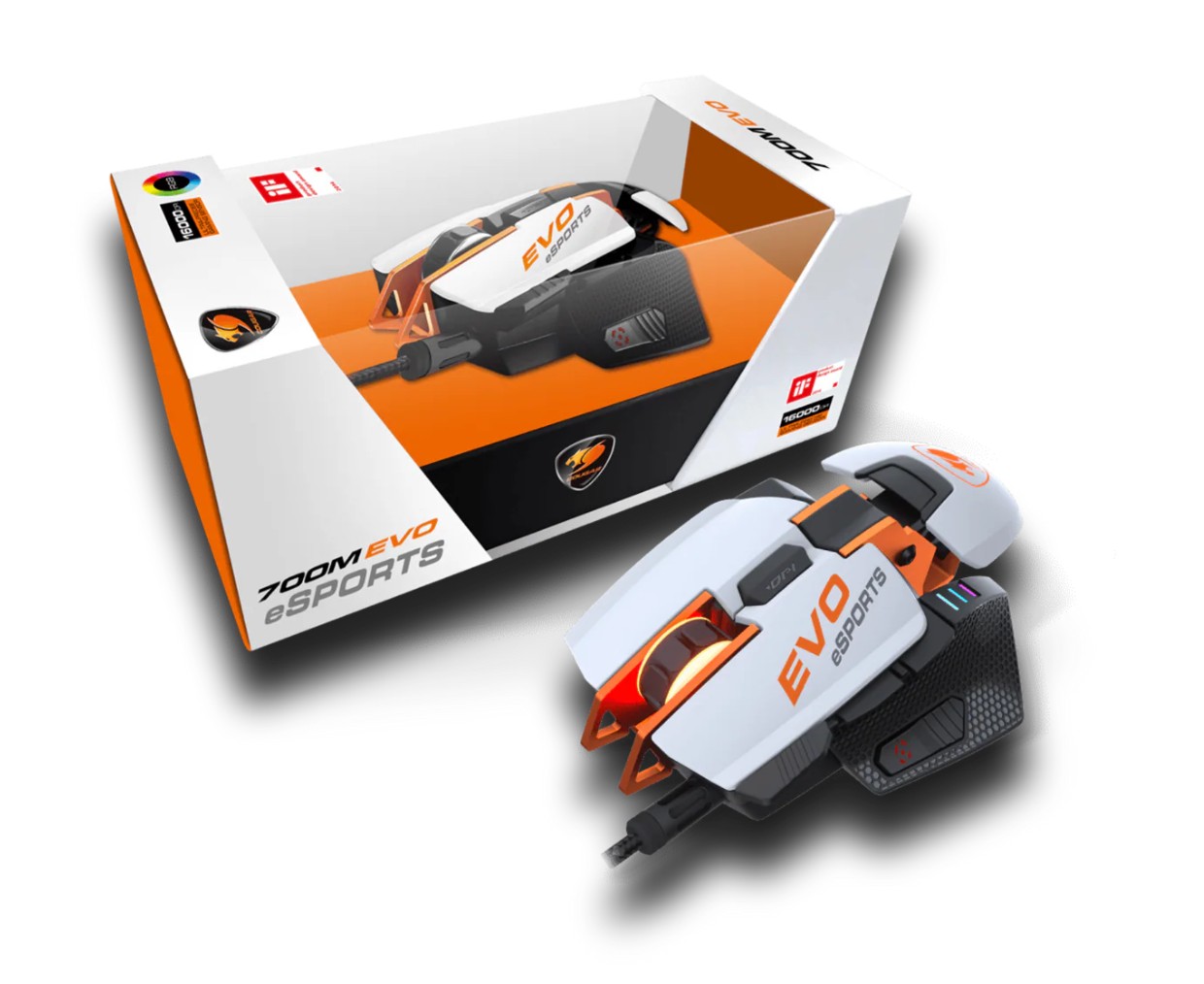 Matériels informatique souris COUGAR 700M Evo eSports Blanche infinytech Réunion 16