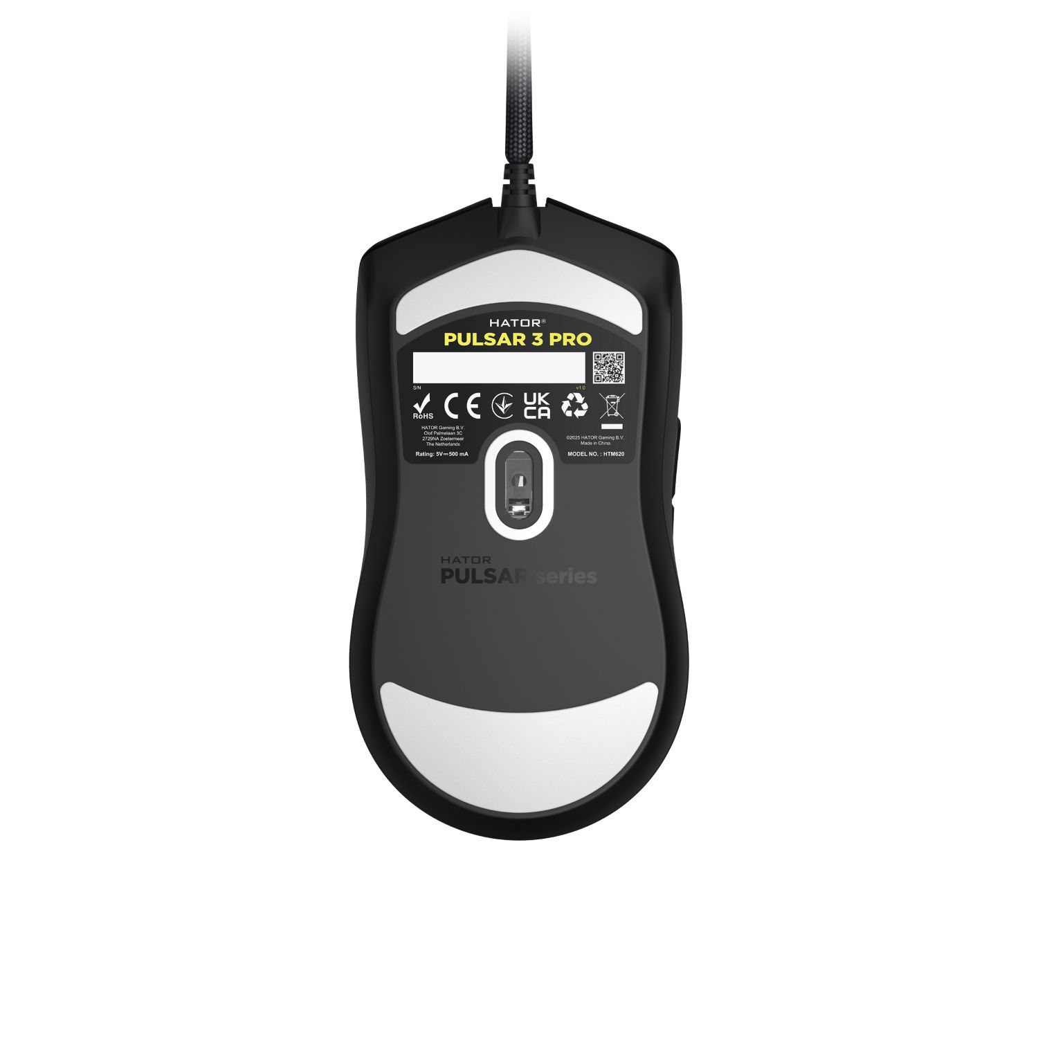 Matériels informatique souris HATOR Pulsar 3 Pro Noire infinytech Réunion 05