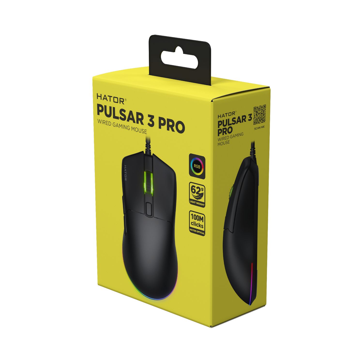 Matériels informatique souris HATOR Pulsar 3 Pro Noire infinytech Réunion 06