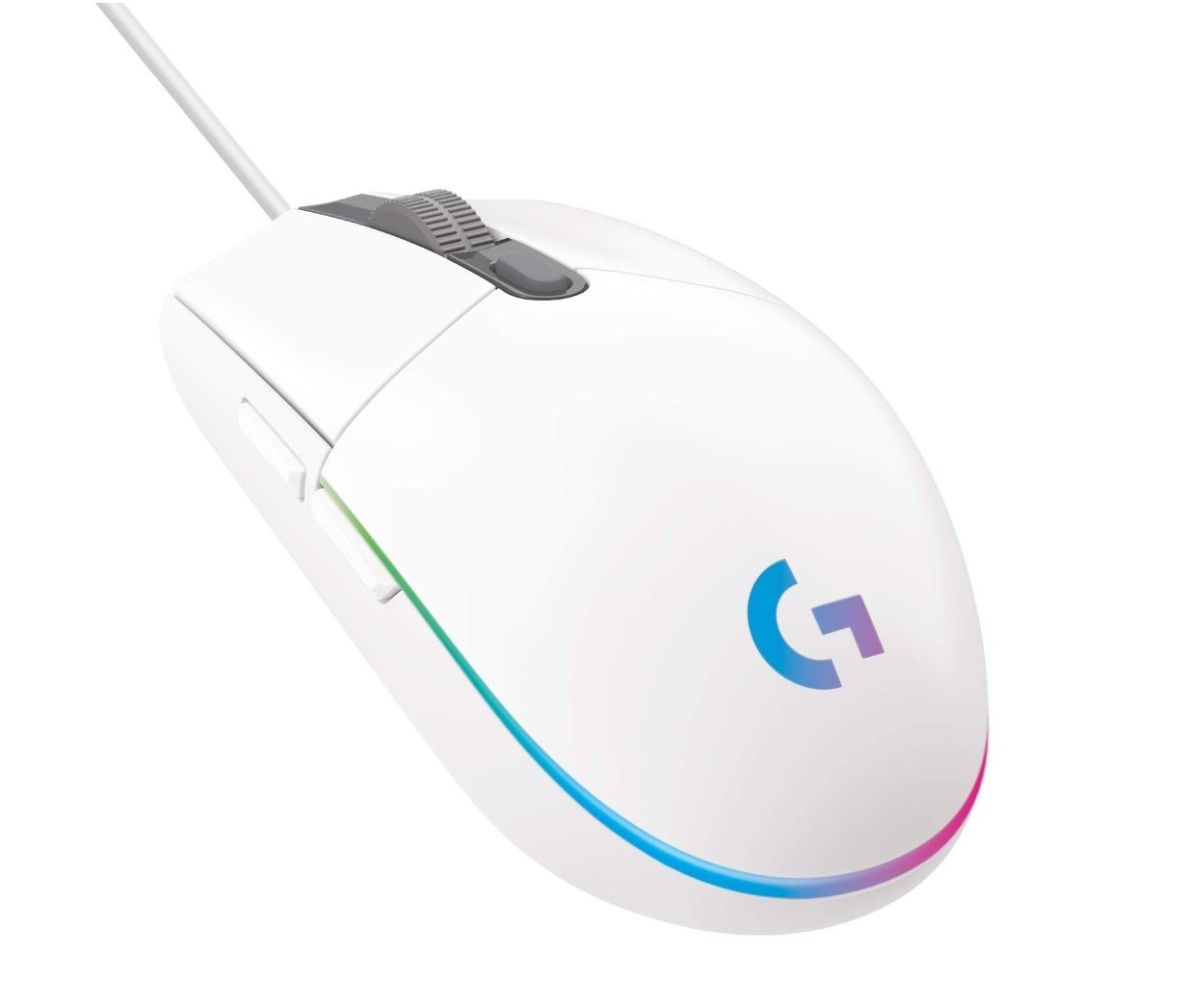 Matériels informatique LOGITECH G203 LightSync Blanche infinytech Réunion 23
